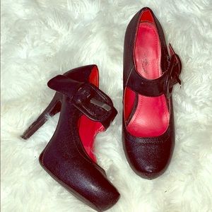 Black stiletto Sandal heels